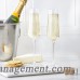 Gracie Oaks Burnard Personalized 9.5 oz Champagne Flute YCT4885